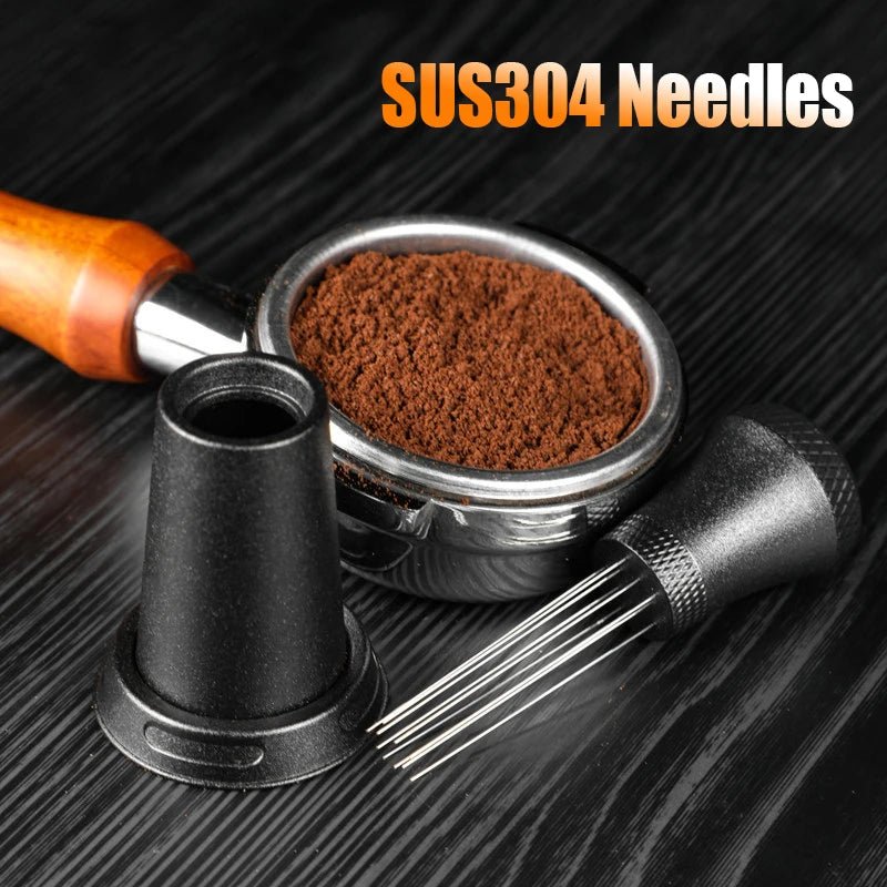 WDT Espresso Distribution Tool Espresso Stirrer Tools for Barista, 10 Needles Espresso Coffee Stirrer with Stand - Haynesworld General Goods