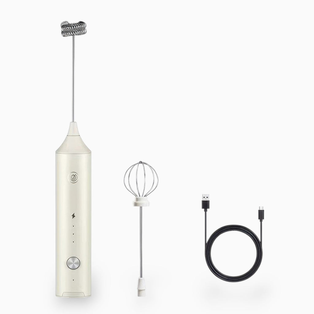 Rechargeable Milk Frother with Stepless Speed Control - Shop Coffee Hobby