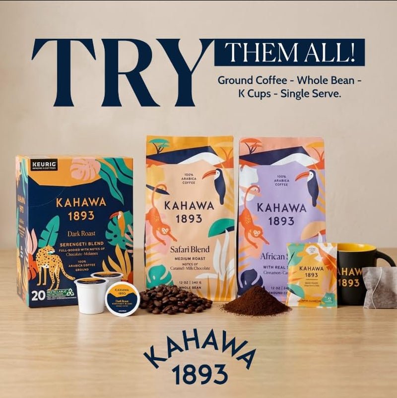 Whole Bean Coffee Medium Light Roast Ethiopian Blend 12 Oz - as Seen on Shark Tank, High Antioxidants, Naturally Sweet, Organically Grown, Ethically & Sustainably Sourced - Haynesworld General Goods