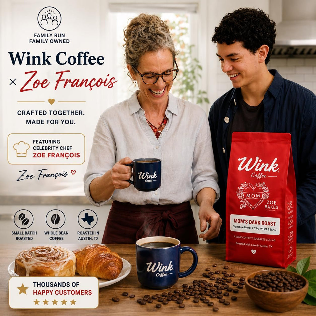 Wink Coffee - Blonde Roast Whole Bean Coffee, 2.2 Lb Bag, - Haynesworld General Goods