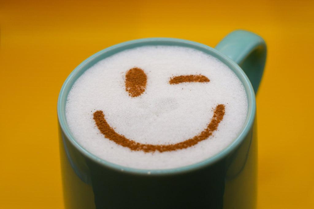 Smiley Face Coffee Stencils