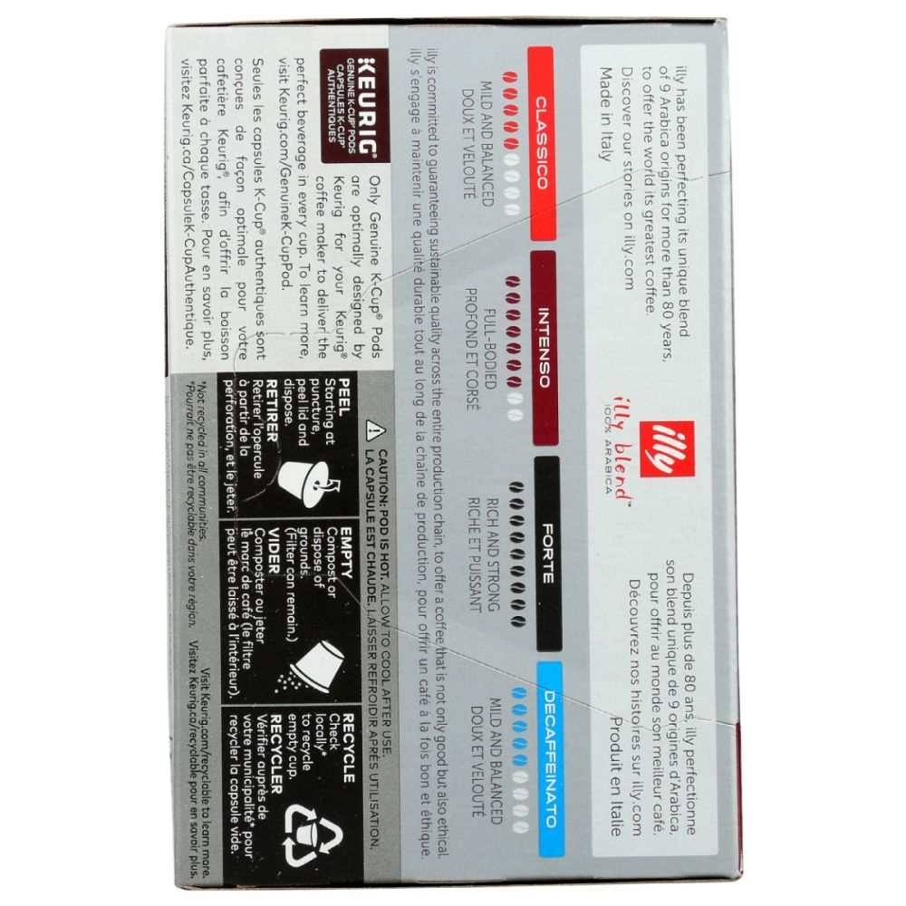 Illy Intenso Dark Roast K-Cup Coffee Pods, 10 Count