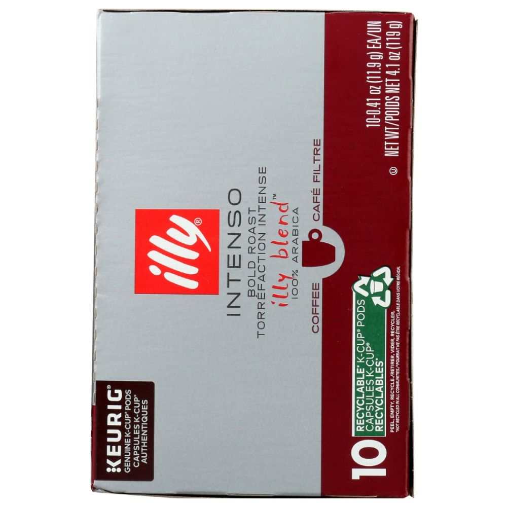 Illy Intenso Dark Roast K-Cup Coffee Pods, 10 Count