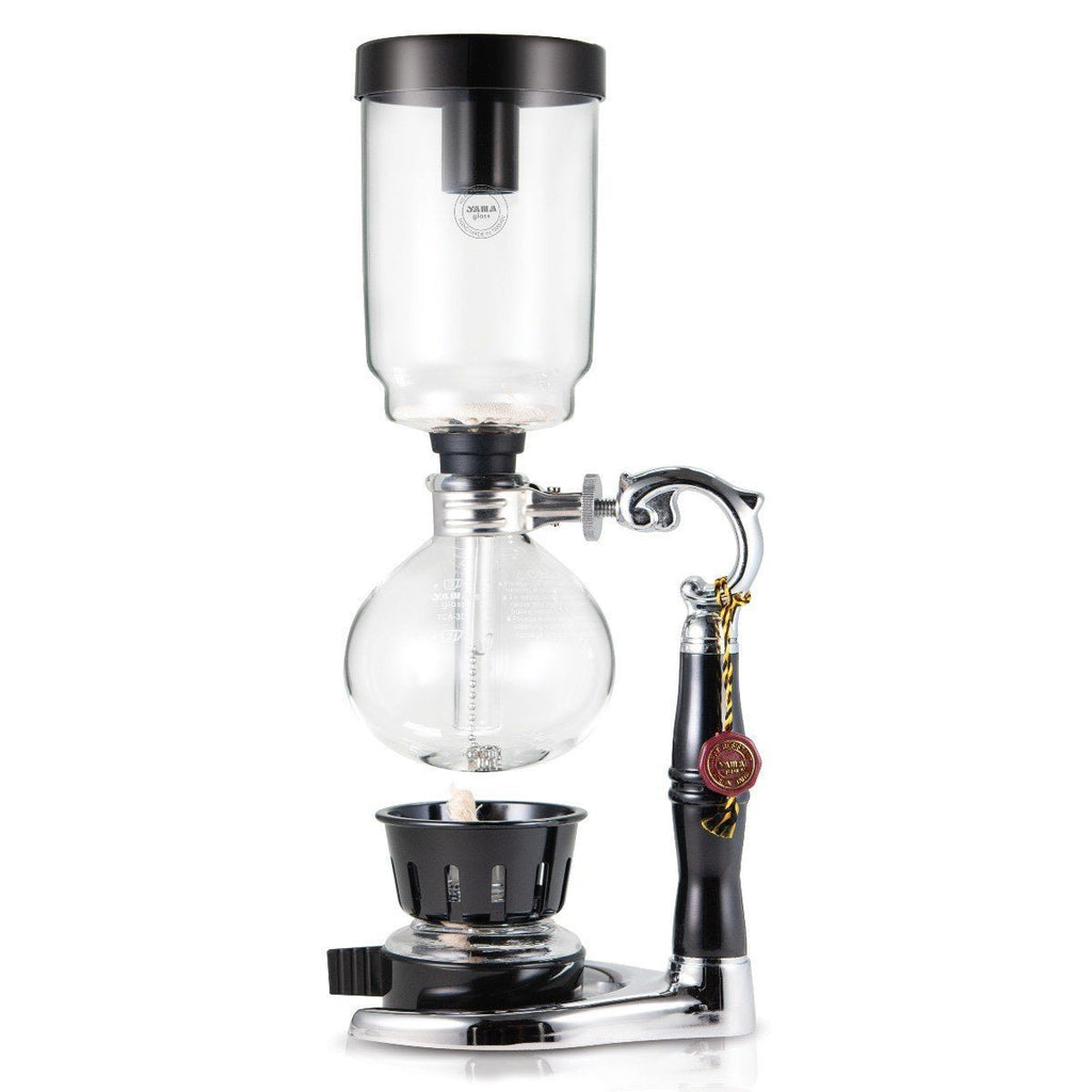 Yama Glass 3 Cup Tabletop Siphon Coffee Maker (Alcohol Burner) - Shop Coffee Hobby