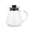 Yama glass decanter on a clean white studio background