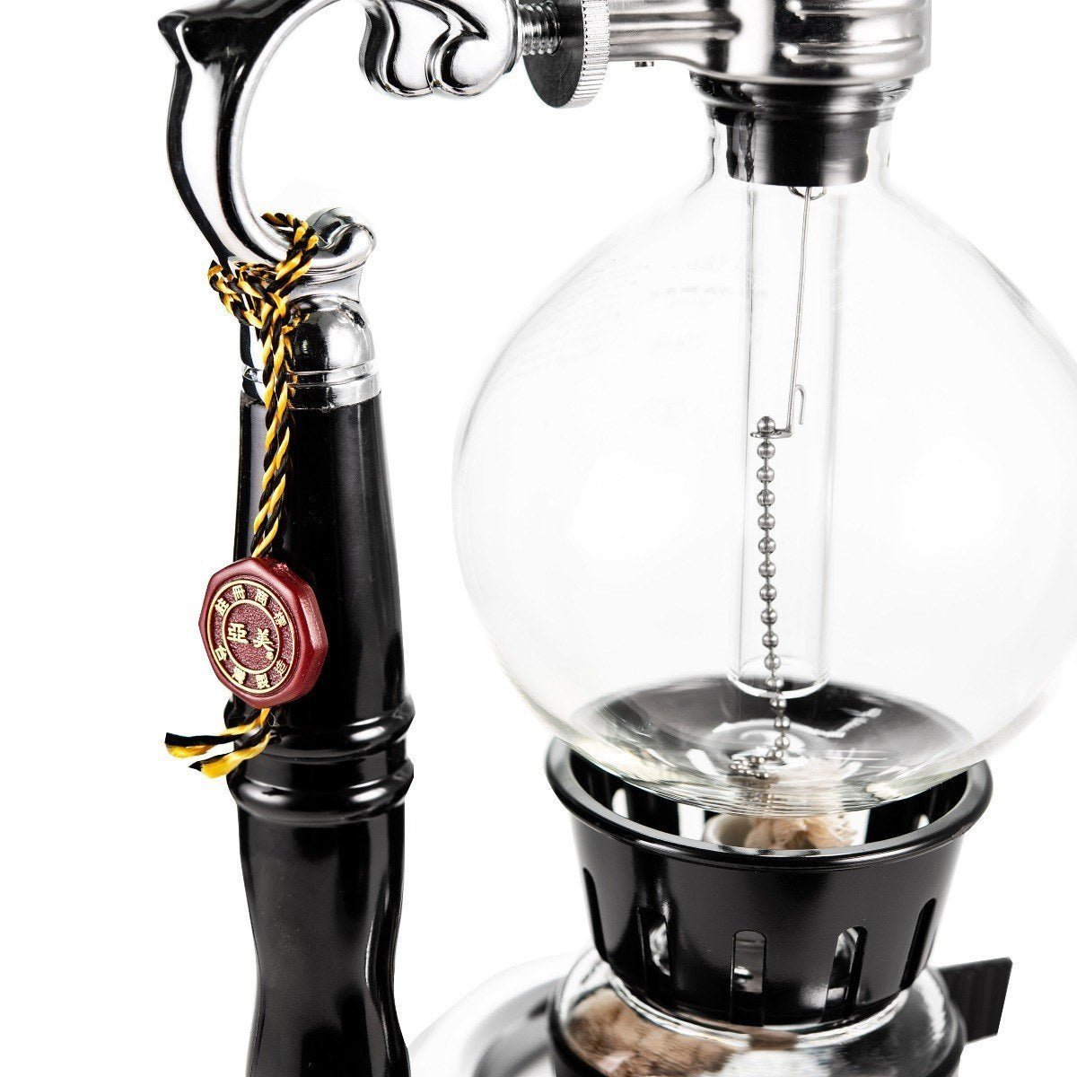 Yama Glass Siphon Coffee Maker – 5 Cup Tabletop Vacpot with Alcohol Burner - Shop Coffee Hobby