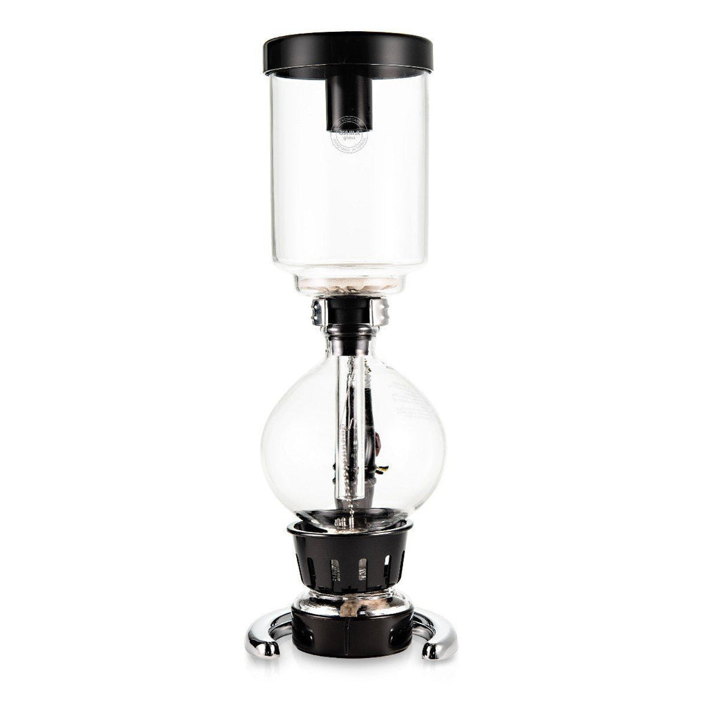 Yama Glass Siphon Coffee Maker – 5 Cup Tabletop Vacpot with Alcohol Burner - Shop Coffee Hobby