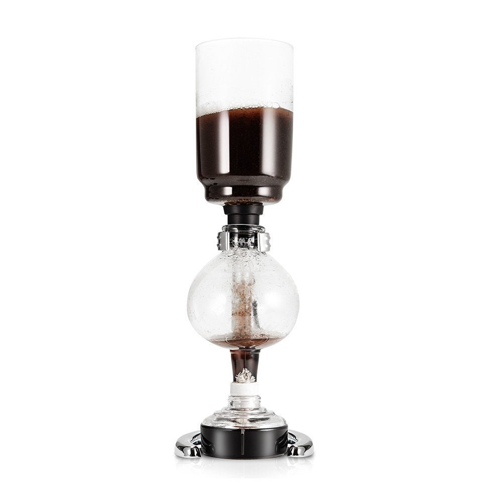 Yama Glass Siphon Coffee Maker – 5 Cup Tabletop Vacpot with Alcohol Burner - Shop Coffee Hobby