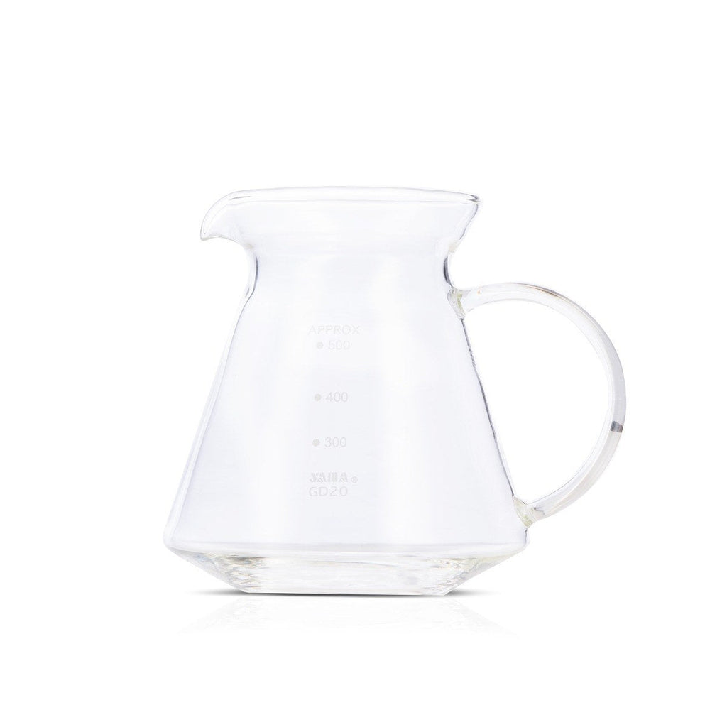20 oz Glass Coffee Decanter for pour-over brewing.