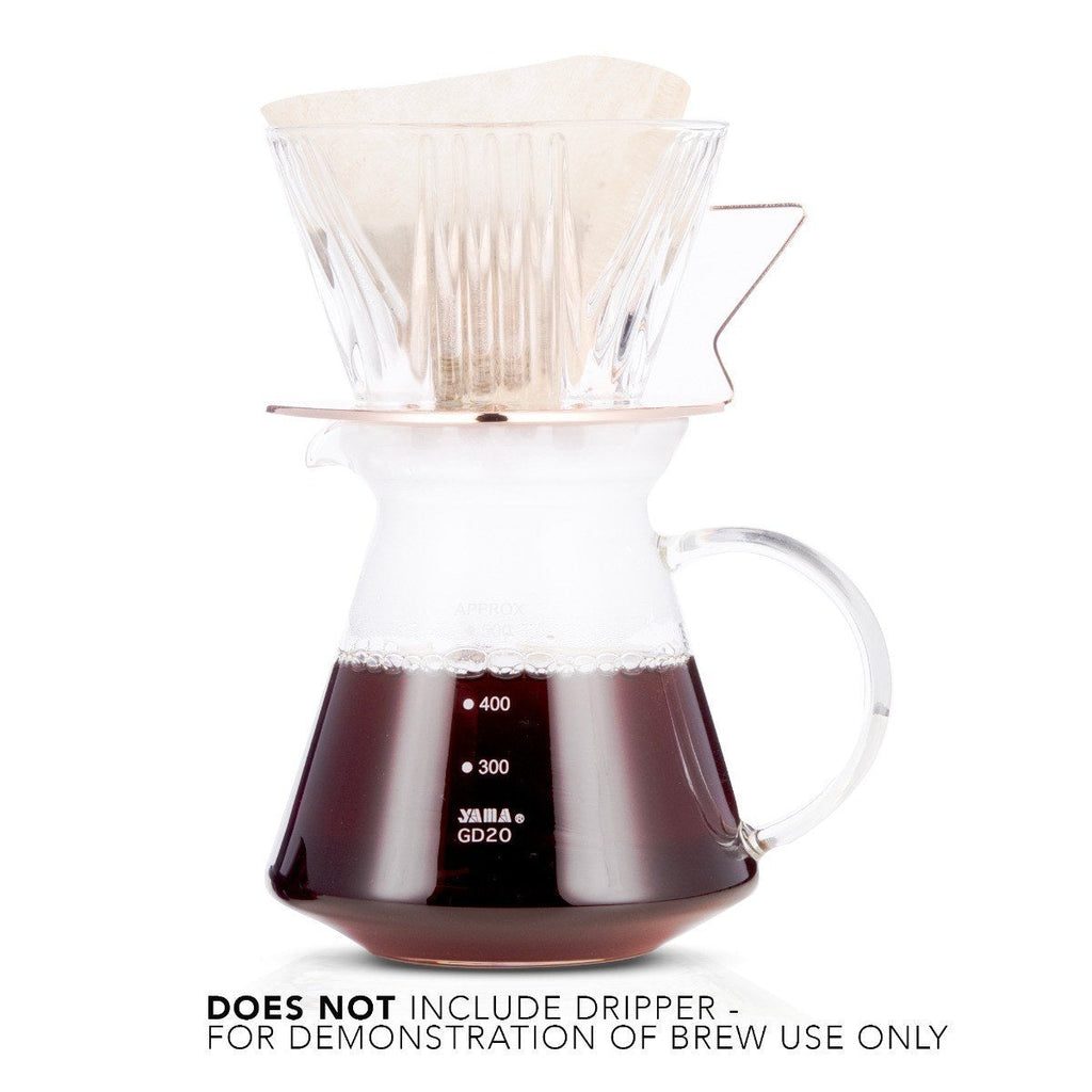 20 oz Glass Pour-Over Server for Espresso Parts Yama