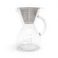 Yama Glass Coffee Drip Pot with Glass Handle & Stainless Steel Filter Cone – 30oz - Shop Coffee Hobby